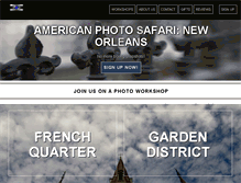 Tablet Screenshot of americanphotosafari.com